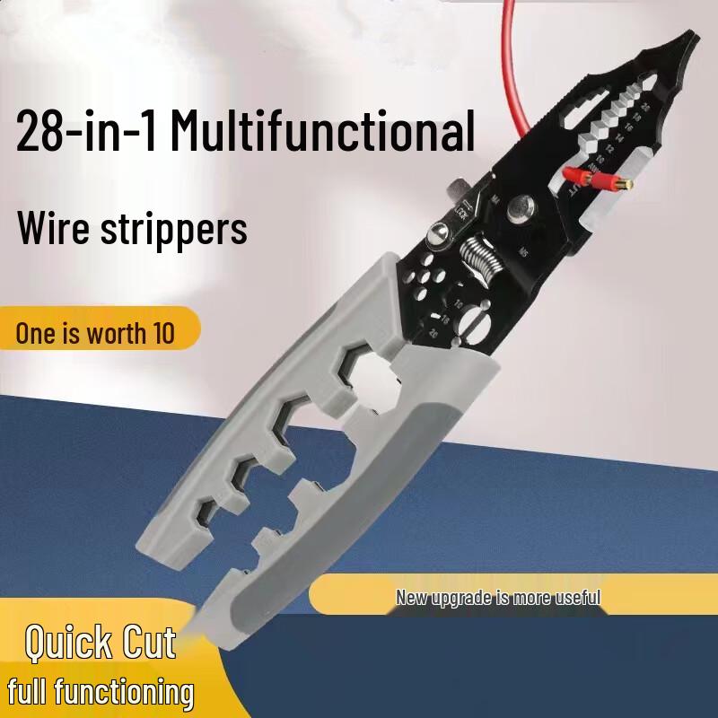 28-in-1 Multi-function Wire Stripper and Plier Set
28-in-1 Multi-function Wire Stripper and Plier Set