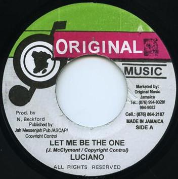 7inch Record LUCIANO - Let Me Be The One NONE Original Music Jamaica Reggae, Ska & Dub Used
7inch Record LUCIANO - Let Me Be The One NONE Original Music Jamaica Reggae, Ska & Dub Used
