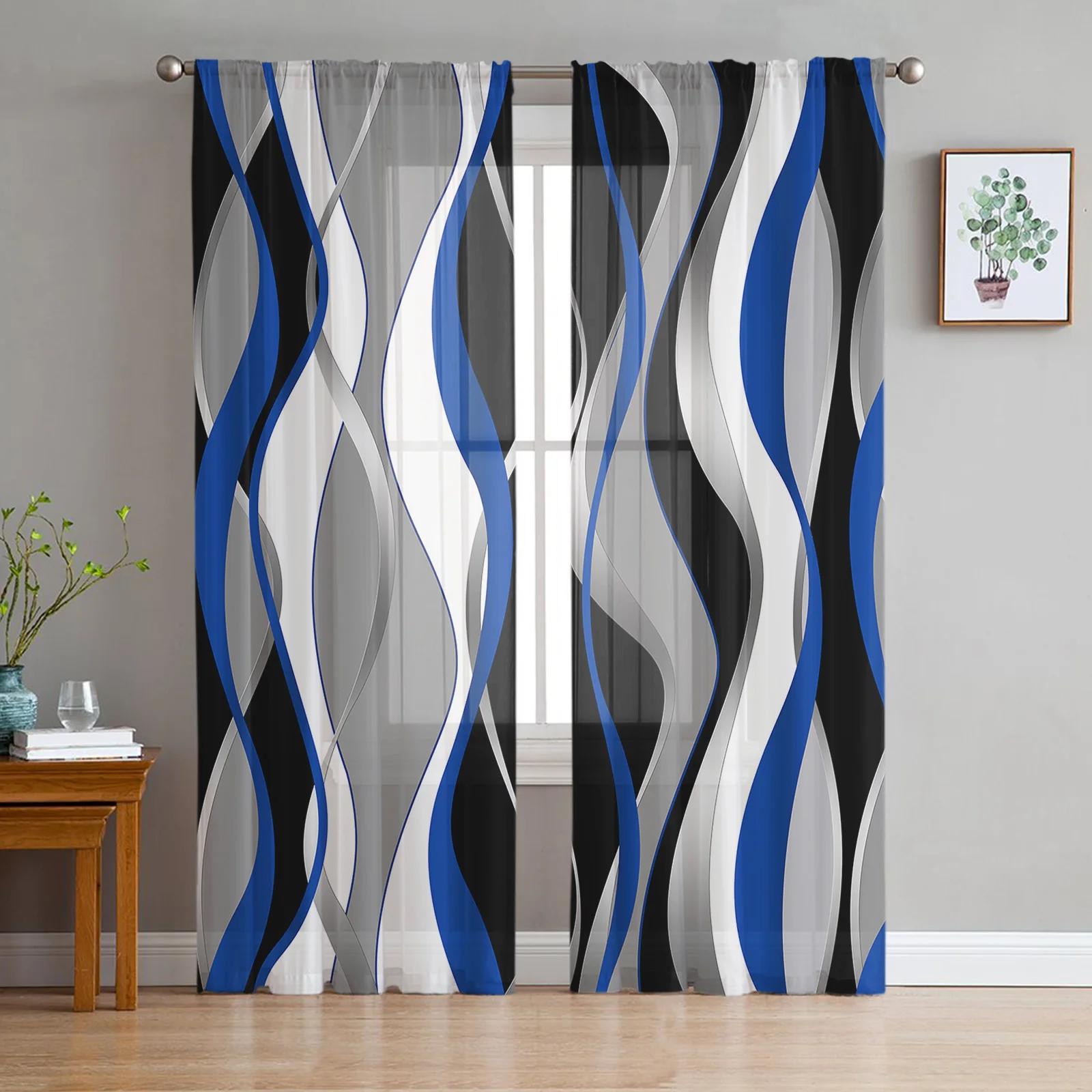 Twisted Lines Modern Art Black Sheer Curtains Ideal for Living Room Decoration Window Curtain Cooking Area Tulle Voile Silk-like Fabric Drapes W135 x H115cm x1&Rod Pocket
Twisted Lines Modern Art Black Sheer Curtains Ideal for Living Room Decoration Window Curtain Cooking Area Tulle Voile Silk-like Fabric Drapes W135 x H115cm x1&Rod Pocket