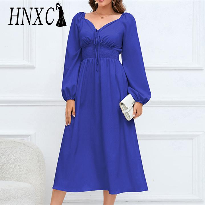 HNXC женская мода лето весна однотонный принт с длинным рукавом и v-образным вырезом с высокой талией повседневные платья S чёрный
HNXC женская мода лето весна однотонный принт с длинным рукавом и v-образным вырезом с высокой талией повседневные платья S чёрный