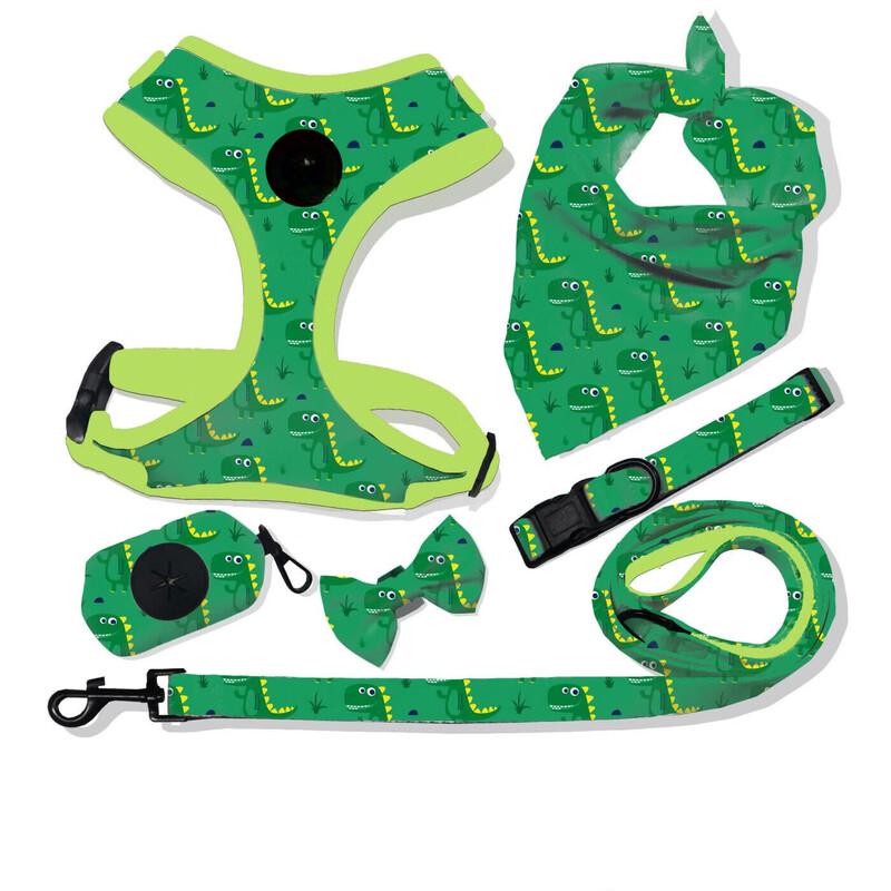 WEZHO Floral Adjustable Dog Harness and Leash Set
WEZHO Floral Adjustable Dog Harness and Leash Set