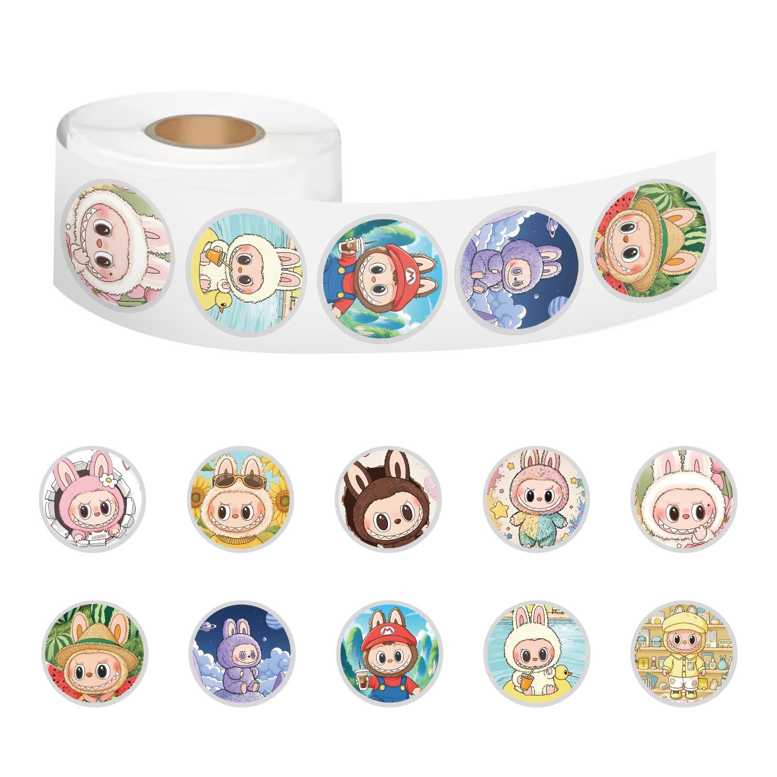 Cartoon Labubu Roll Stickers - 500 Cute DIY Journal & Notebook Seal/Decoration Stickers for Kids
Cartoon Labubu Roll Stickers - 500 Cute DIY Journal & Notebook Seal/Decoration Stickers for Kids