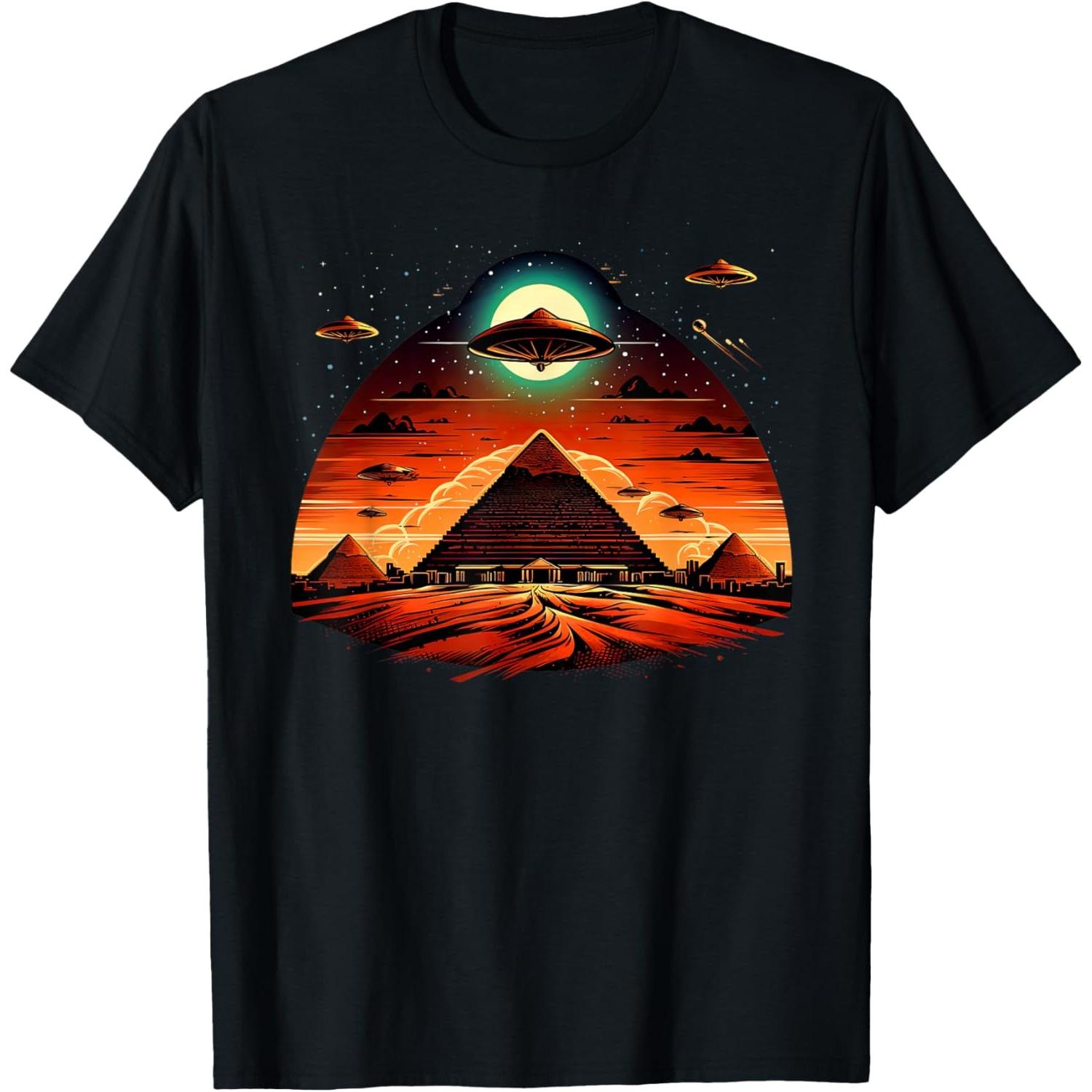 Aliens UFO Egyptian Pyramids _ Science Fiction T-Shirt Custom Printed Graphic T Shirts Y2k Funny Shirt Camisas Streetwear XXXXXL чорний
Aliens UFO Egyptian Pyramids _ Science Fiction T-Shirt Custom Printed Graphic T Shirts Y2k Funny Shirt Camisas Streetwear XXXXXL чорний