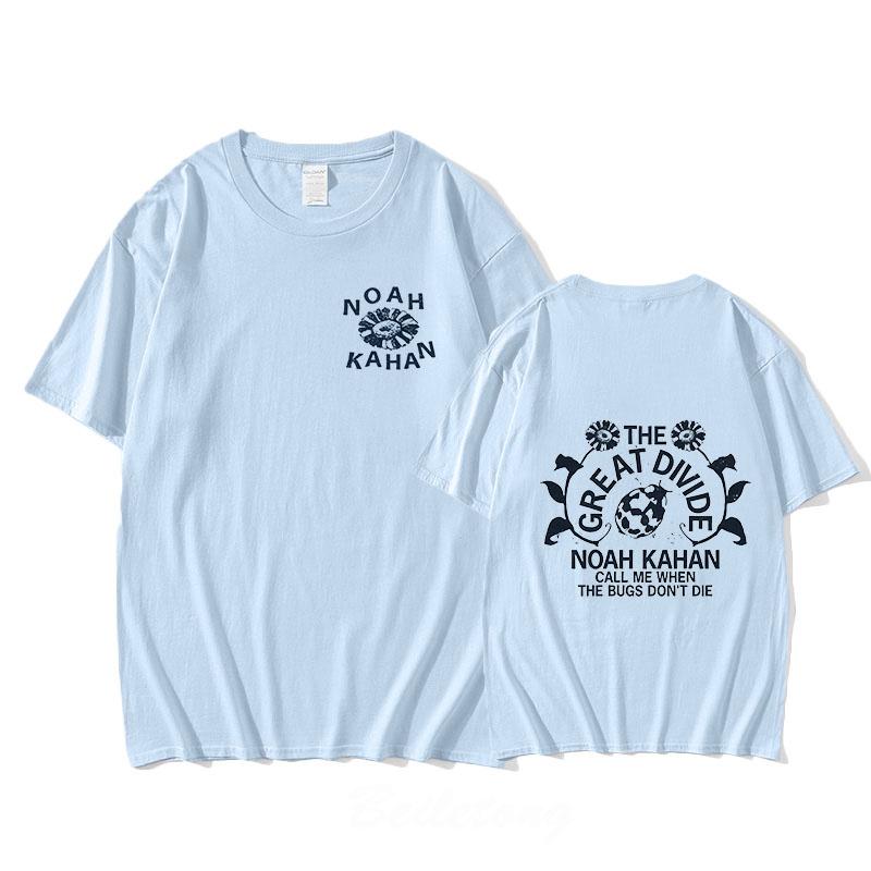 100% Cotton Noah Kahan T-Shirt Short Sleeve Round Neck Tees Women Men Casual Fashion Streetwear Graphic Printing Tops Summer XXL світло-синій колір
100% Cotton Noah Kahan T-Shirt Short Sleeve Round Neck Tees Women Men Casual Fashion Streetwear Graphic Printing Tops Summer XXL світло-синій колір
