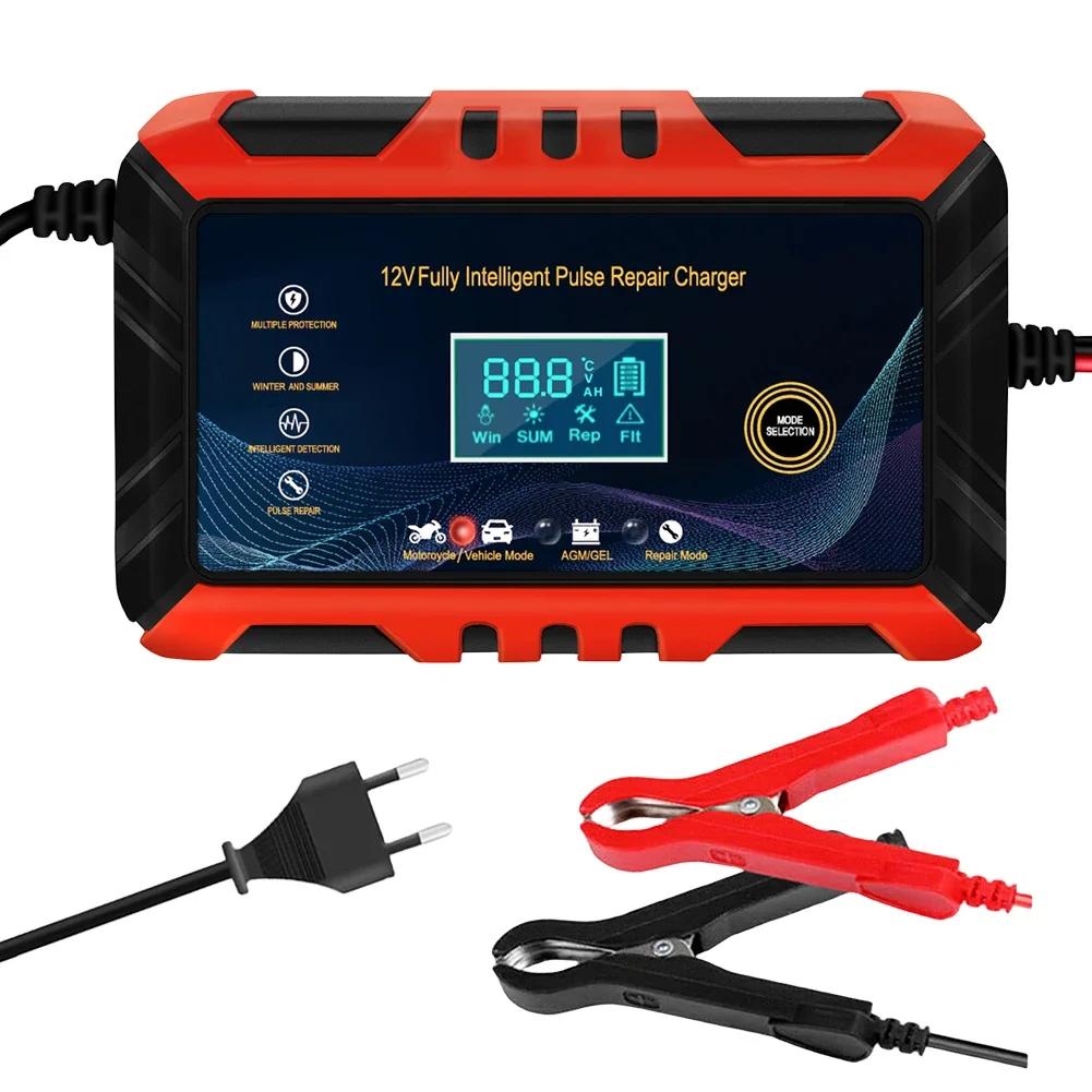 Car Battery Charger 12V 6A Pulse Repair LCD Display Smart Automatic Battery Charger GEL Lead-Acid Charger For Auto Motorcycle
Car Battery Charger 12V 6A Pulse Repair LCD Display Smart Automatic Battery Charger GEL Lead-Acid Charger For Auto Motorcycle