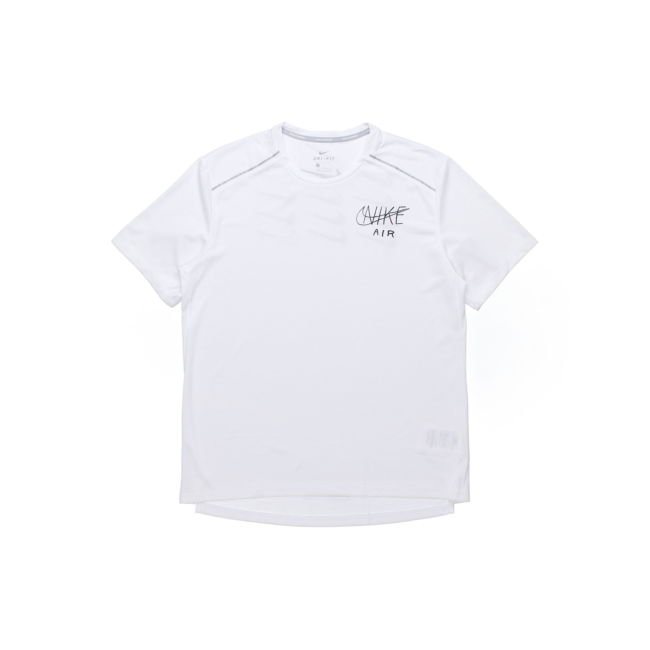 Nike Dri-Fit Miler Logo Print Breathable Training Short Sleeve T-Shirt Men Tops White AT7841-100
Nike Dri-Fit Miler Logo Print Breathable Training Short Sleeve T-Shirt Men Tops White AT7841-100