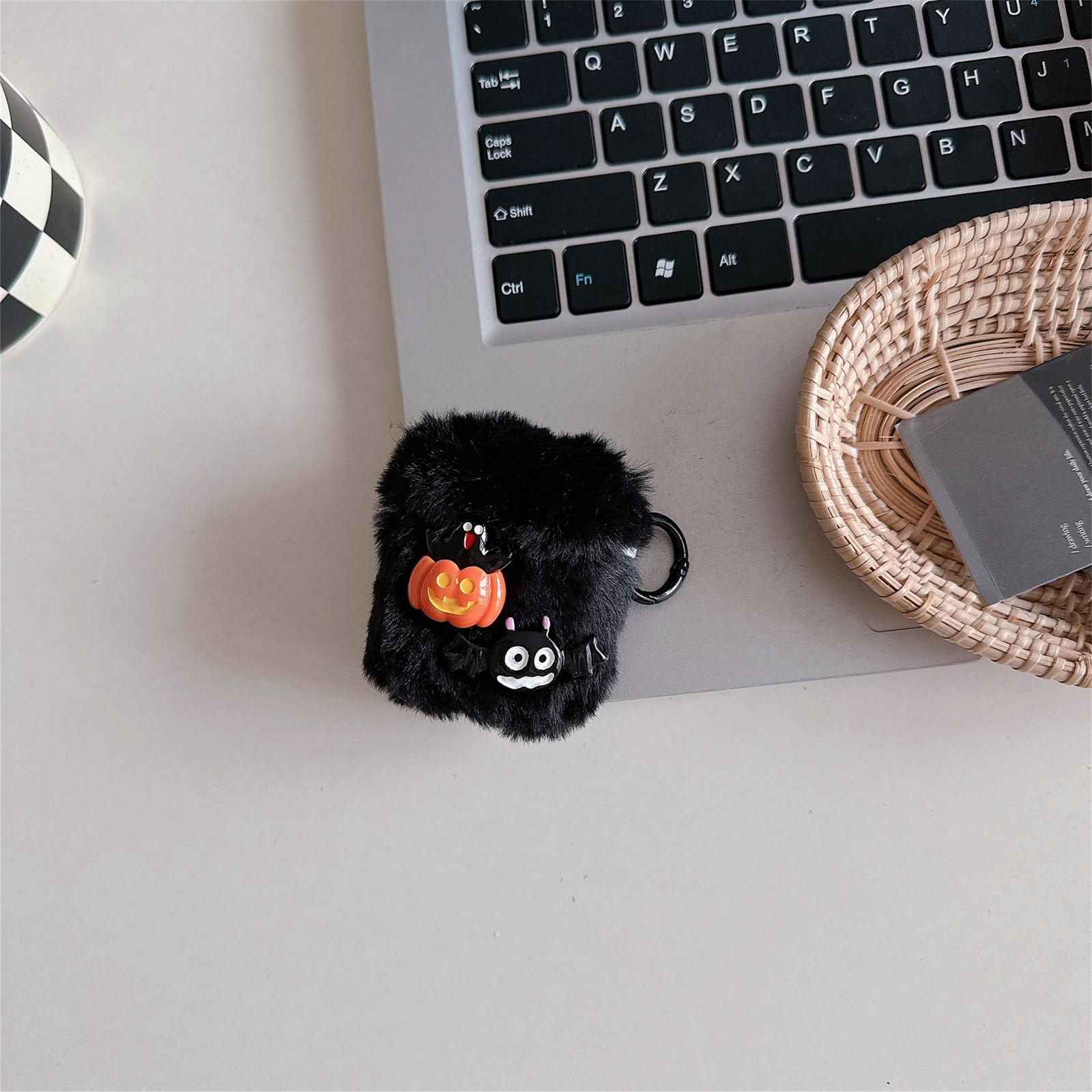 For Apple AirPods with Wireless Charging Case (2019)/AirPods with Charging Case (2019)/(2016) Case Halloween Pumpkin Bat Fluffy TPU Cover
For Apple AirPods with Wireless Charging Case (2019)/AirPods with Charging Case (2019)/(2016) Case Halloween Pumpkin Bat Fluffy TPU Cover