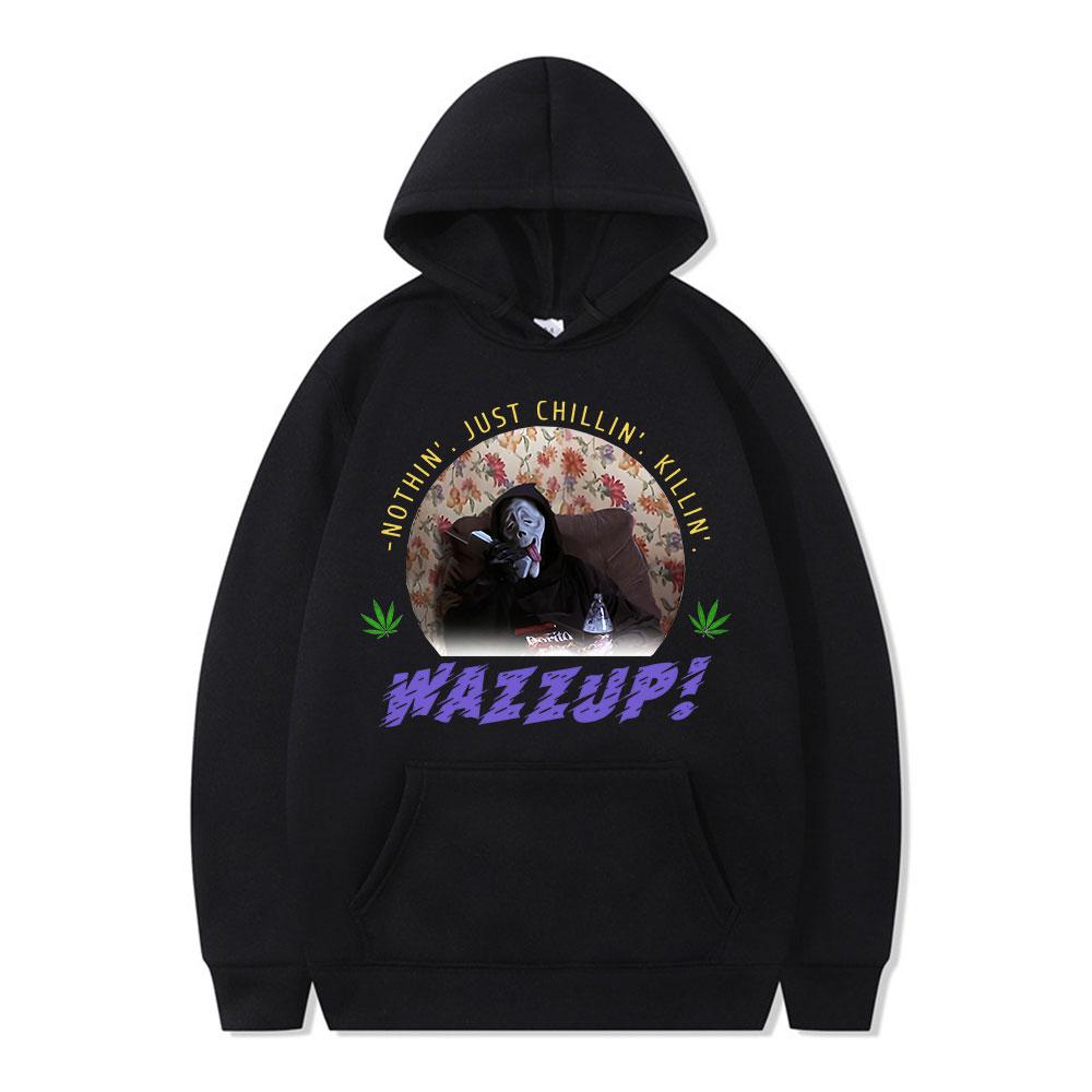 Nothin Just Chillin Killin Hoodie Horror Thriller Scream Movie Унисекс Женщины Пуловеры Призрачное лицо Скит Ульрих Лумис Толстовки
Nothin Just Chillin Killin Hoodie Horror Thriller Scream Movie Унисекс Женщины Пуловеры Призрачное лицо Скит Ульрих Лумис Толстовки