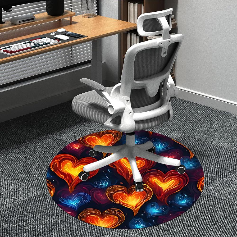 1PC Heart Flames Office Round Area Rug, Indoor Mat Suitable For Office, Under Office Chairs Bedroom Living Room Home Decor, Room DecoT1223080 80cm by 80cm
1PC Heart Flames Office Round Area Rug, Indoor Mat Suitable For Office, Under Office Chairs Bedroom Living Room Home Decor, Room DecoT1223080 80cm by 80cm