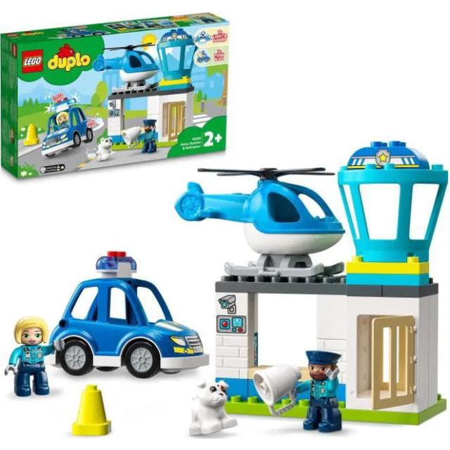 LEGO 10959 DUPLO Polizeiwache und Polizeihubschrauber, Auto mit Blinklicht und Sirene, Entwicklungsspielzeug fr 2-Jhrige
LEGO 10959 DUPLO Polizeiwache und Polizeihubschrauber, Auto mit Blinklicht und Sirene, Entwicklungsspielzeug fr 2-Jhrige