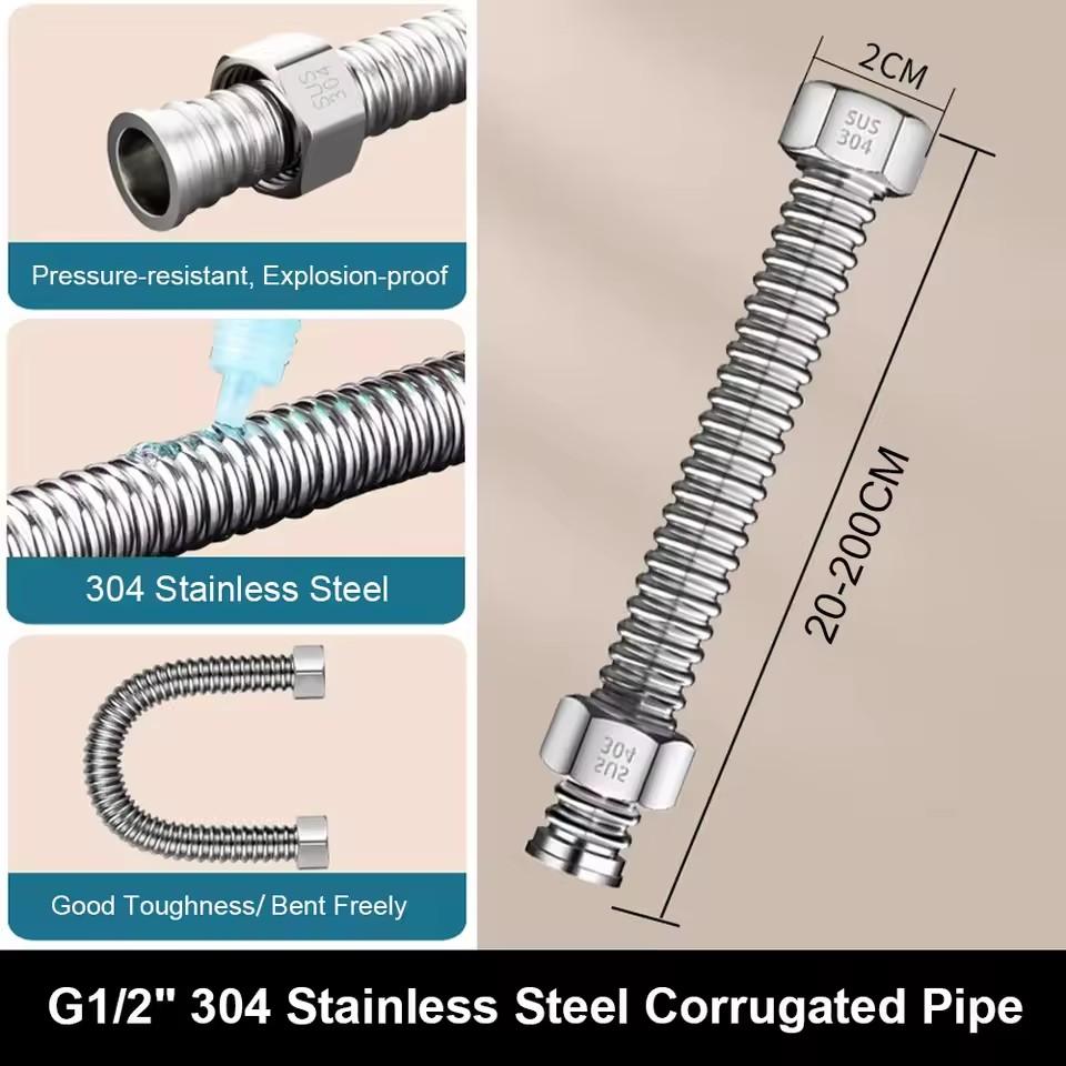 20/40/60/100/150/200см Шланг сильфонный гибкий из нержавеющей стали 304 G1/2 дюйма Высокого давления Взрывозащищенный Шланг Труба для холодной и горячей воды 20cm серебряный
20/40/60/100/150/200см Шланг сильфонный гибкий из нержавеющей стали 304 G1/2 дюйма Высокого давления Взрывозащищенный Шланг Труба для холодной и горячей воды 20cm серебряный