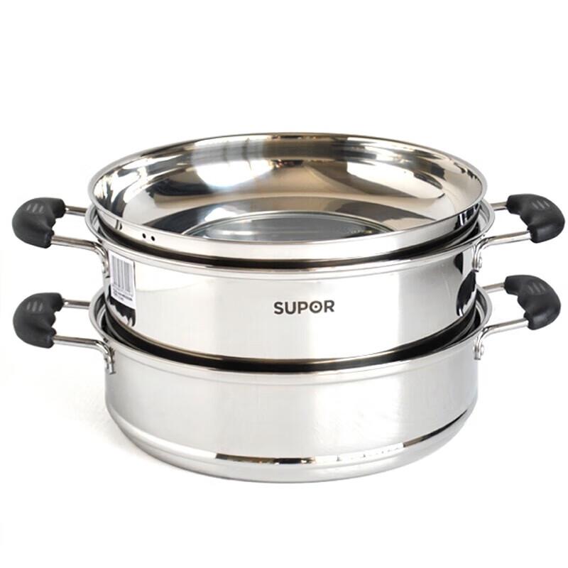 Supor 304 Stainless Steel Double-Layer Steamer Pot
Supor 304 Stainless Steel Double-Layer Steamer Pot