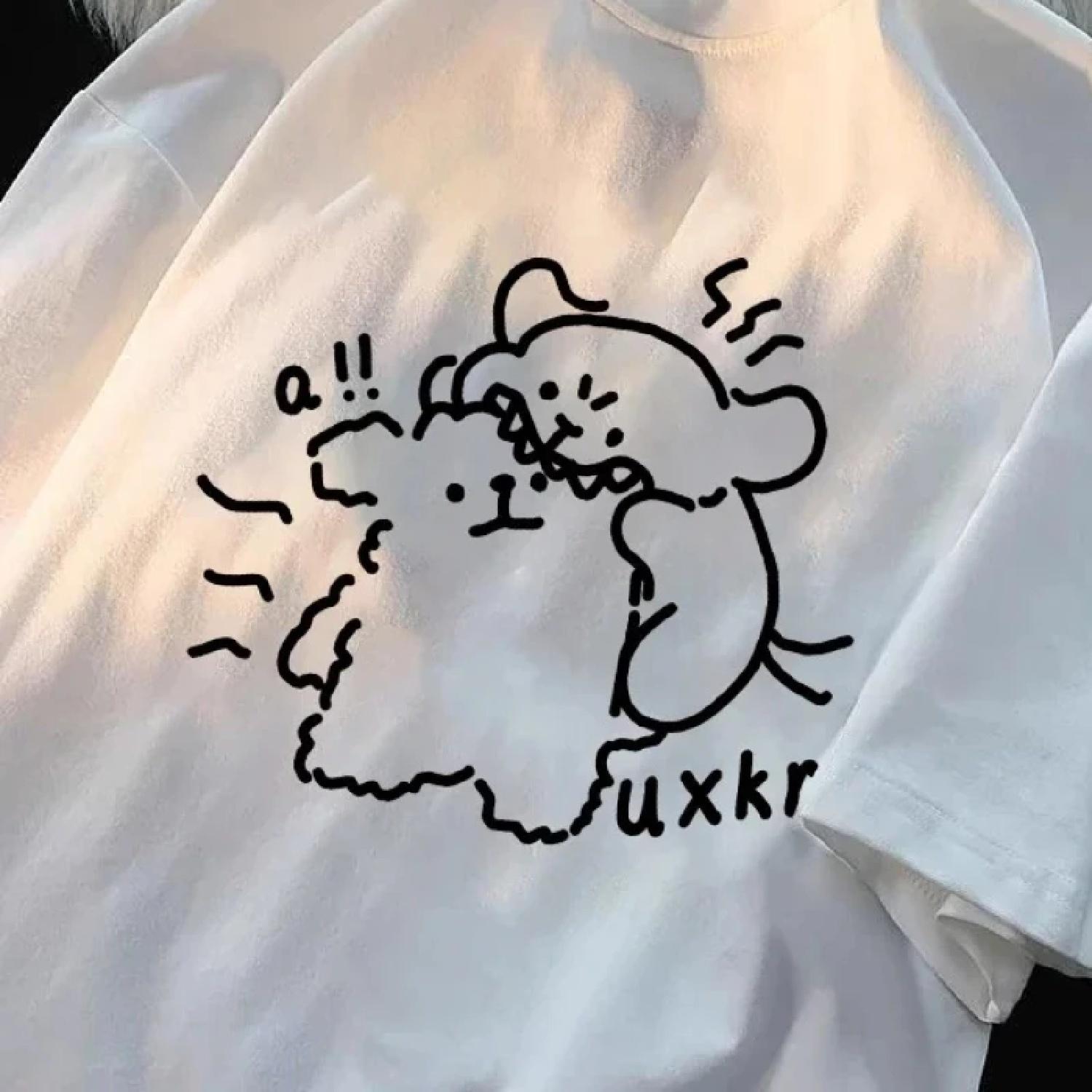 2025 Summer New Cute Fun Dog Cotton Women Short Sleeved T-shirt Cartoon Loose Fashionable Top Original Round Neck Casual Clothes XXXXXL білий
2025 Summer New Cute Fun Dog Cotton Women Short Sleeved T-shirt Cartoon Loose Fashionable Top Original Round Neck Casual Clothes XXXXXL білий