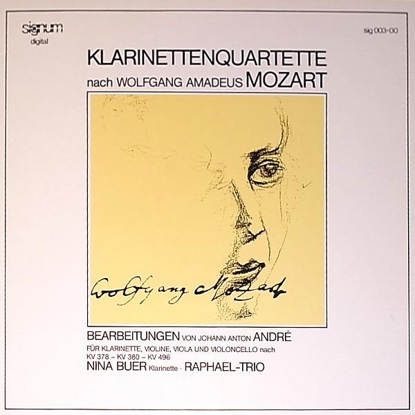 LP Record WOLFGANG AMADEUS MOZART NINA BUER Klarinettenquartette nach Wolfgang SIG00300 SIGNUM 1983 Germany Classical Used
LP Record WOLFGANG AMADEUS MOZART NINA BUER Klarinettenquartette nach Wolfgang SIG00300 SIGNUM 1983 Germany Classical Used