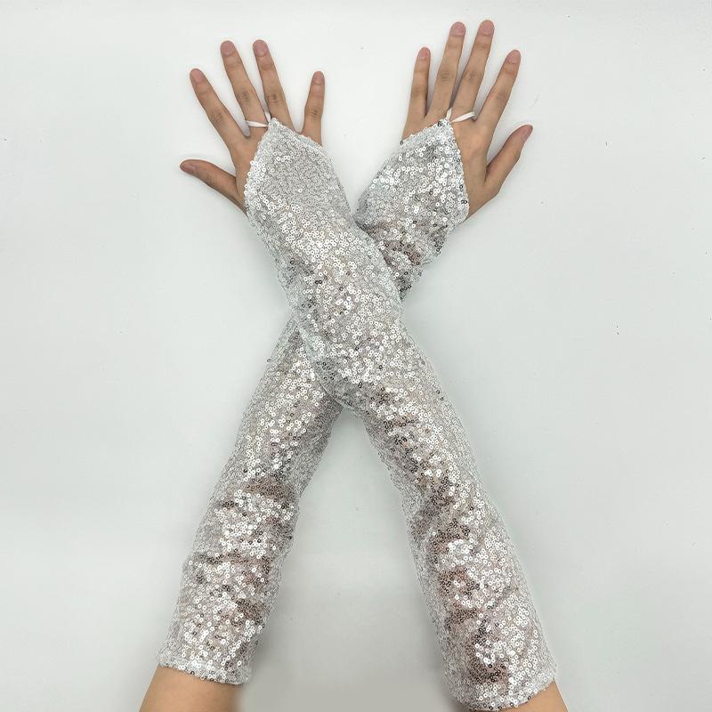 48Cm Long Hook Finger Sexy Mittens Women Vintage Fingerless Sequins Gloves Cosplay Party Nightclub Stage Performance Accessorie One Size
48Cm Long Hook Finger Sexy Mittens Women Vintage Fingerless Sequins Gloves Cosplay Party Nightclub Stage Performance Accessorie One Size