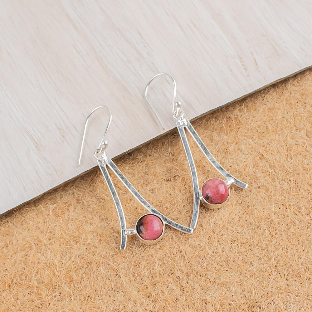 Black Rhodonite Gemstone 925 Sterling Silver Handmade Jewelry Earrings 1.45 EE-66-31
Black Rhodonite Gemstone 925 Sterling Silver Handmade Jewelry Earrings 1.45 EE-66-31
