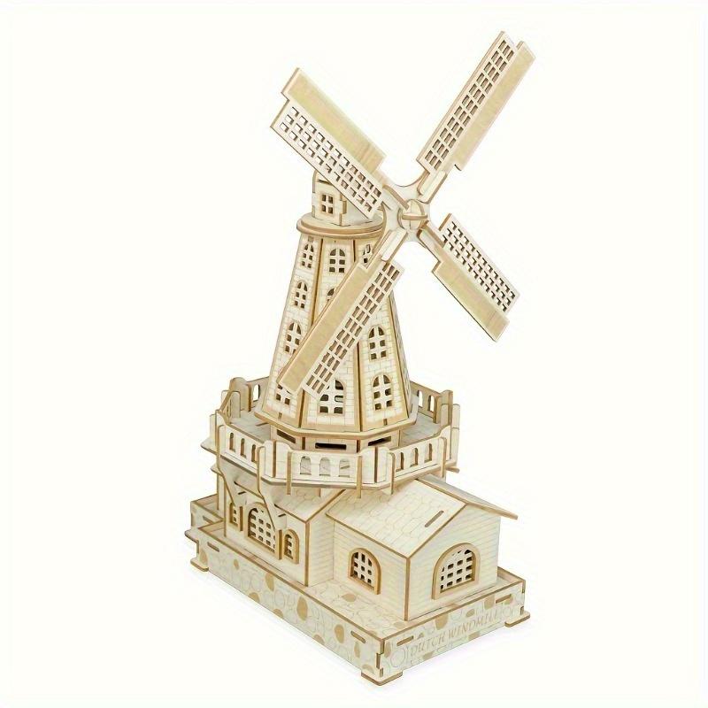 3D Model Kit Wooden Windmill Model Parts DIY Assembly & Decorative Piece - Ideal Creative Present
3D Model Kit Wooden Windmill Model Parts DIY Assembly & Decorative Piece - Ideal Creative Present