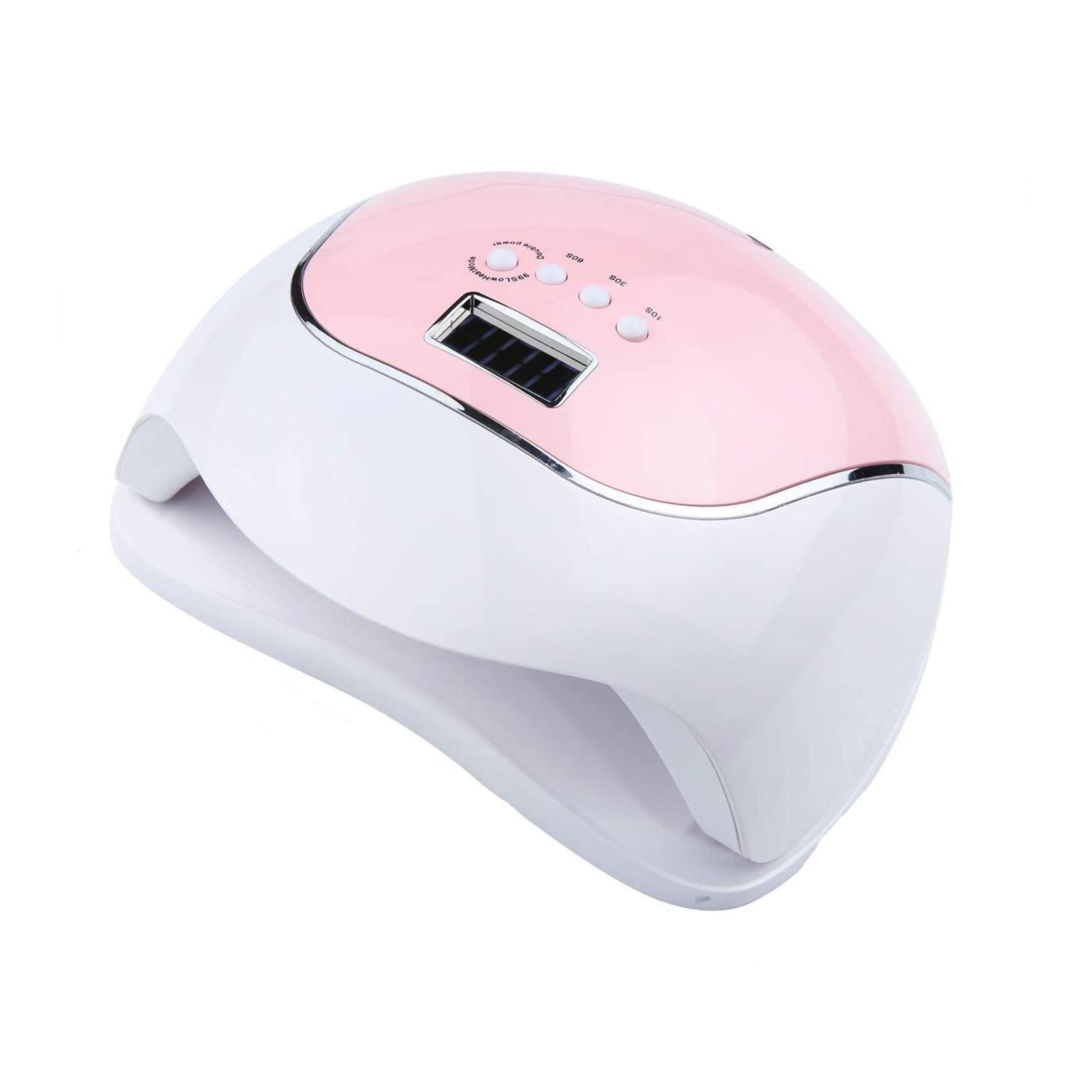 UV Nail Dryer Lamp 120W UV Nail Gel Lamp 4 Timer 10s / 30s / 60s / 99s LCD Smar розовый
UV Nail Dryer Lamp 120W UV Nail Gel Lamp 4 Timer 10s / 30s / 60s / 99s LCD Smar розовый