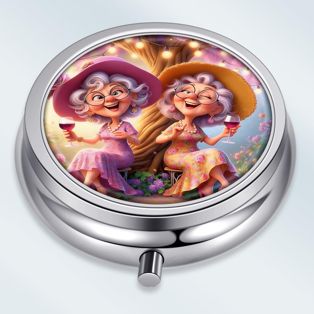 Portable Pill Box with 3 Compartments, Mini Metal Medicine Organizer Case, Cute Printed Pill Container for Vitamins, Pills, Jewelry, Travel, Daily Use разноцветный
Portable Pill Box with 3 Compartments, Mini Metal Medicine Organizer Case, Cute Printed Pill Container for Vitamins, Pills, Jewelry, Travel, Daily Use разноцветный