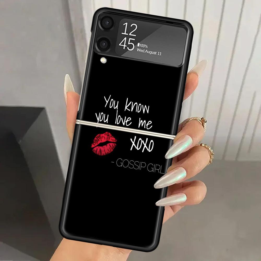 Gossip Girl Hard PC Phone Case For Samsung Galaxy Z Flip 6 5 4 3 Black Cover ZFlip6 Flip5 Flip4 5G Foldable Print Cases Samsung Z Flip 5
Gossip Girl Hard PC Phone Case For Samsung Galaxy Z Flip 6 5 4 3 Black Cover ZFlip6 Flip5 Flip4 5G Foldable Print Cases Samsung Z Flip 5
