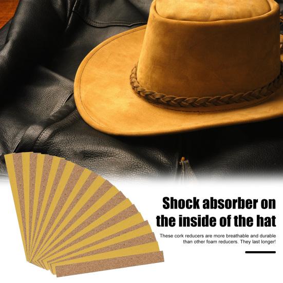 24Pcs Hat Size Reducer Cork Tape Self-Adhesive Hat Insert Liner Shock-absorbing Sticker Universal Baseball Cap Reducing Sizing Tape 24PCS
24Pcs Hat Size Reducer Cork Tape Self-Adhesive Hat Insert Liner Shock-absorbing Sticker Universal Baseball Cap Reducing Sizing Tape 24PCS
