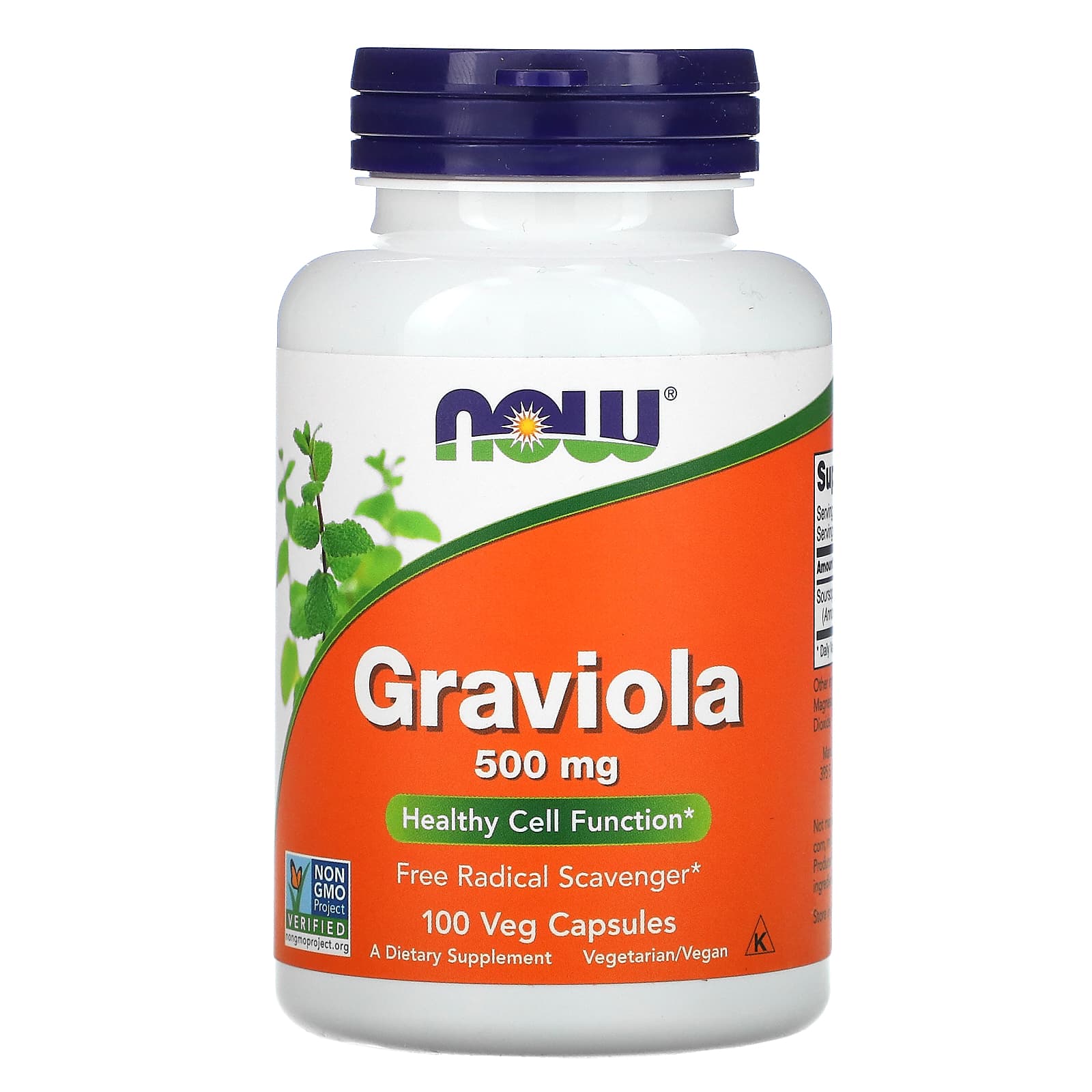 Graviola, 500Mg, 100 Capsules 
Graviola, 500Mg, 100 Capsules