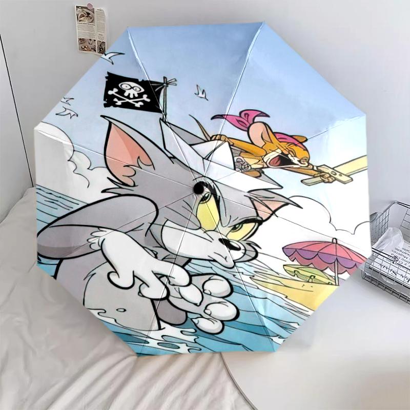 1pc Tom and Jerry pattern Umbrella Portable Folding Umbrella Iron Frame Hole Bone Structure Outdoor Home Umbrella разноцветный
1pc Tom and Jerry pattern Umbrella Portable Folding Umbrella Iron Frame Hole Bone Structure Outdoor Home Umbrella разноцветный