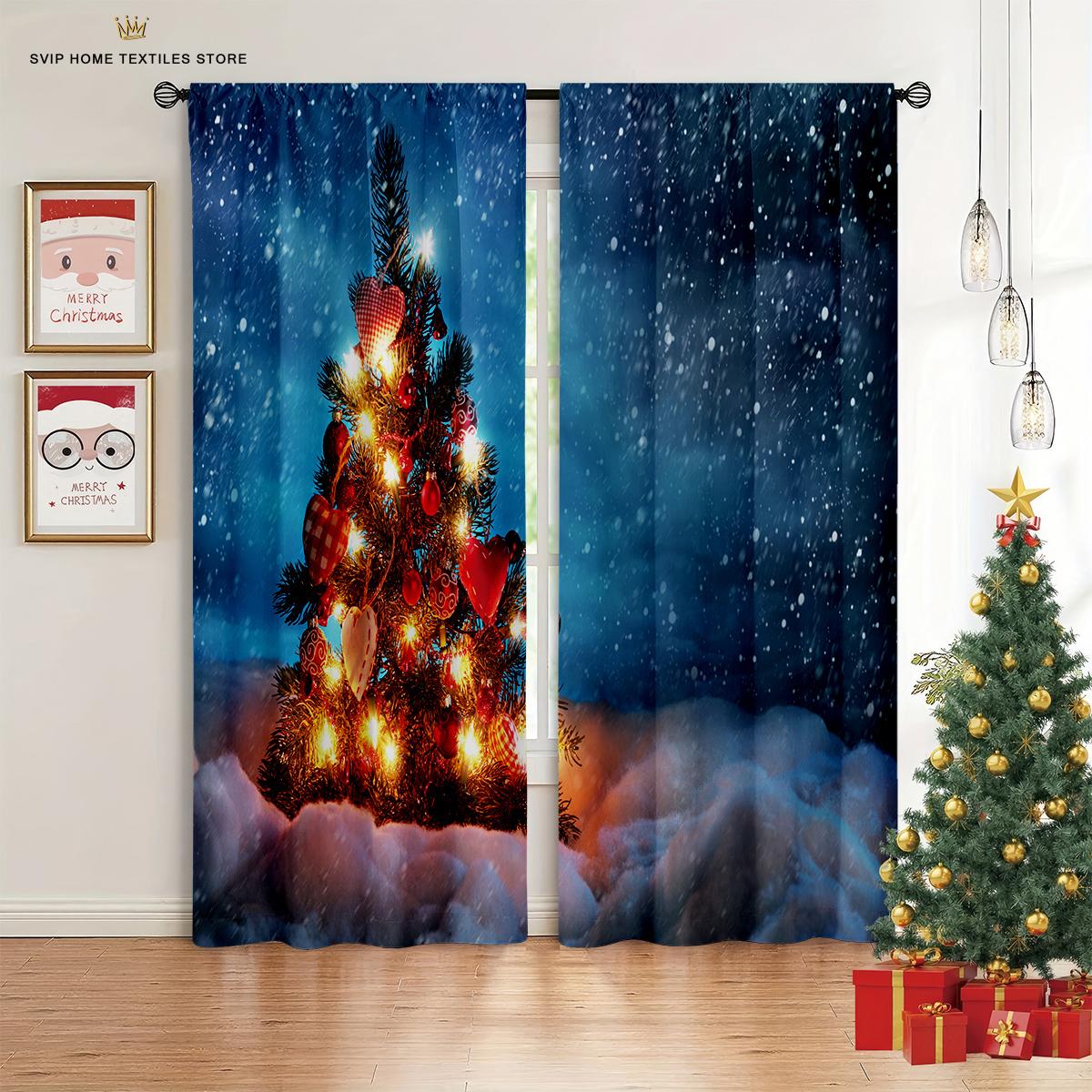 Santa Claus Printed Window,Curtains Christmas Tree, Car, Snowflake, Bed,Chamber Living Room, Dining Room, Window Decor, 2 Pcs W50X130H(CM)X2PCS&Rod pocket
Santa Claus Printed Window,Curtains Christmas Tree, Car, Snowflake, Bed,Chamber Living Room, Dining Room, Window Decor, 2 Pcs W50X130H(CM)X2PCS&Rod pocket