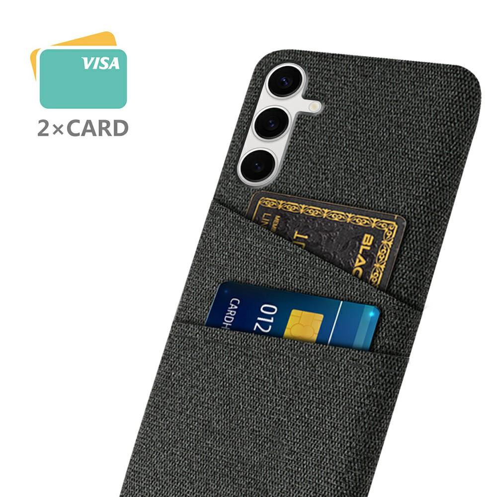 For Samsung Galaxy S25+ Case Cloth+Hard PC Phone Cover with Dual Card Slots Light Grey
For Samsung Galaxy S25+ Case Cloth+Hard PC Phone Cover with Dual Card Slots Light Grey