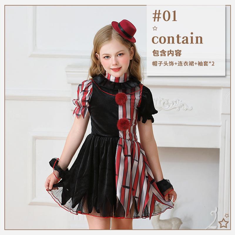 Хэллоуин Детский Костюм Душа Клоуна Платье для Девочек Вечеринка Смешной Наряд Карнавальный Костюм 150cm
Хэллоуин Детский Костюм Душа Клоуна Платье для Девочек Вечеринка Смешной Наряд Карнавальный Костюм 150cm