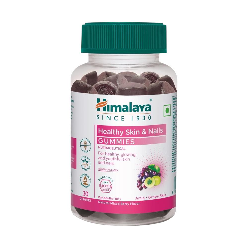 Himalaya Skin And Nail Health Gummies Pack Of 30 For Glowing Youthful Skin And Strong Nails With 5 Essential Vitamins Vegetarian Gelatin Free
Himalaya Skin And Nail Health Gummies Pack Of 30 For Glowing Youthful Skin And Strong Nails With 5 Essential Vitamins Vegetarian Gelatin Free