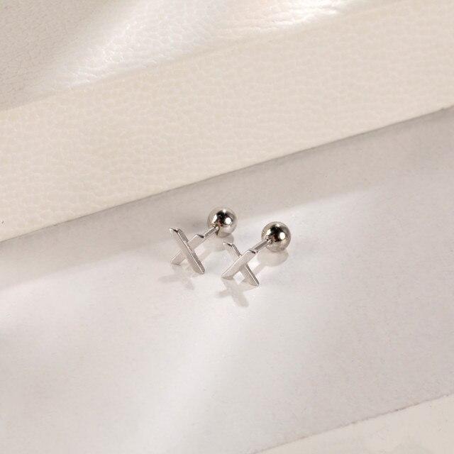 Серьги-гвоздики в форме креста из стерлингового серебра 925 пробы в неоготическом стиле для женщин, элегантные ювелирные изделия для пляжной вечеринки серебряный
Серьги-гвоздики в форме креста из стерлингового серебра 925 пробы в неоготическом стиле для женщин, элегантные ювелирные изделия для пляжной вечеринки серебряный