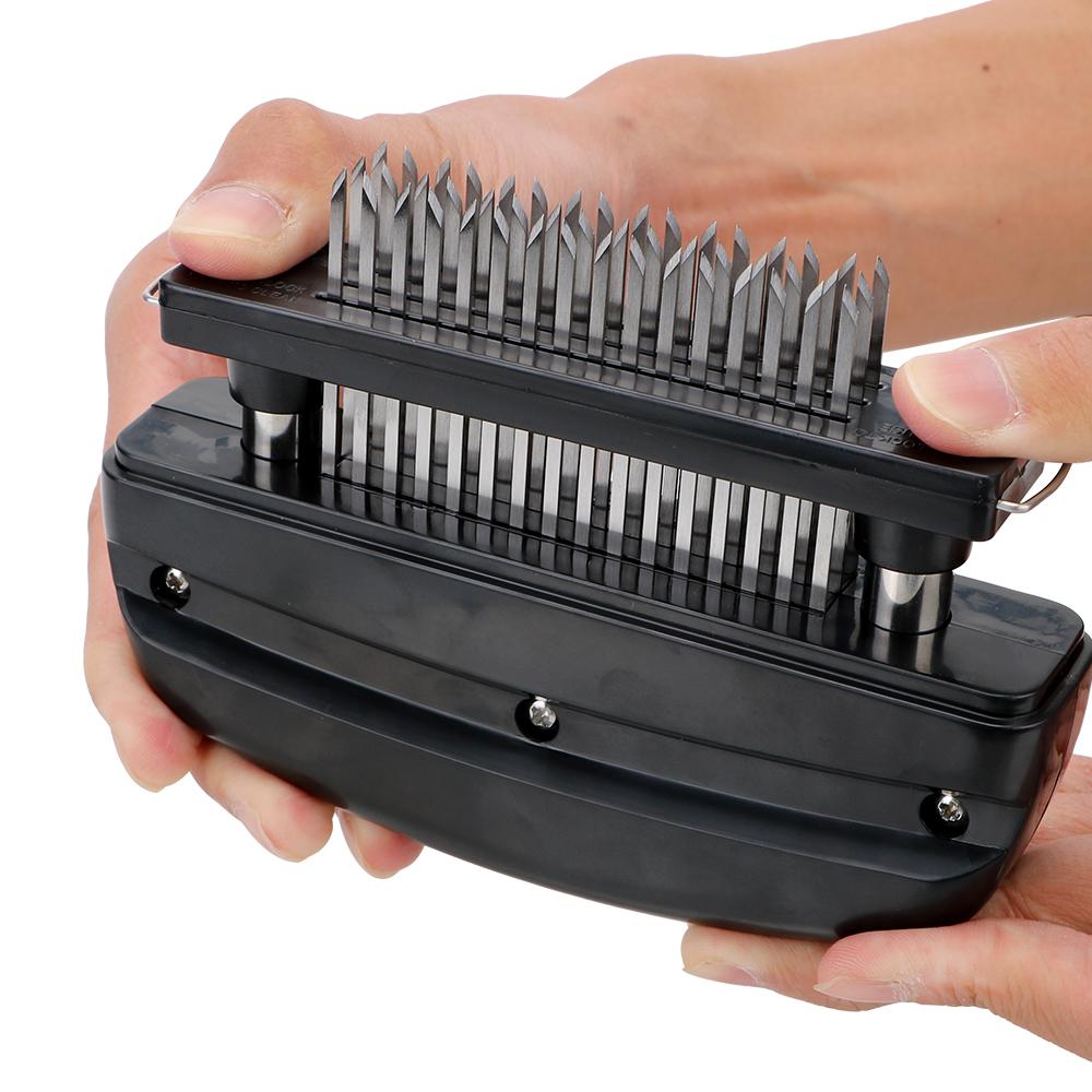 For Beef Steak Meat Tenderizer Stainless Steel Kitchen Tools Tender Meat Hammer 48 Blades Needle
For Beef Steak Meat Tenderizer Stainless Steel Kitchen Tools Tender Meat Hammer 48 Blades Needle