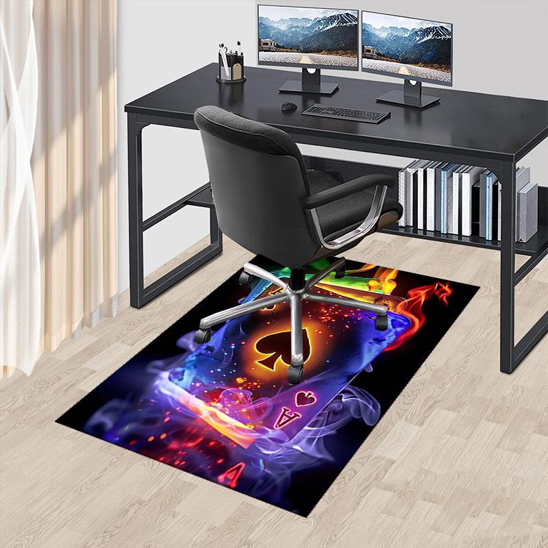 1pc Ace of Spades Playing Card Chair Mat, Non Slip Carpet for Office Chair, Suitable for All Seasons, Home Decor, Living Room, Bedroom, Game Room 60cm by 90cm
1pc Ace of Spades Playing Card Chair Mat, Non Slip Carpet for Office Chair, Suitable for All Seasons, Home Decor, Living Room, Bedroom, Game Room 60cm by 90cm