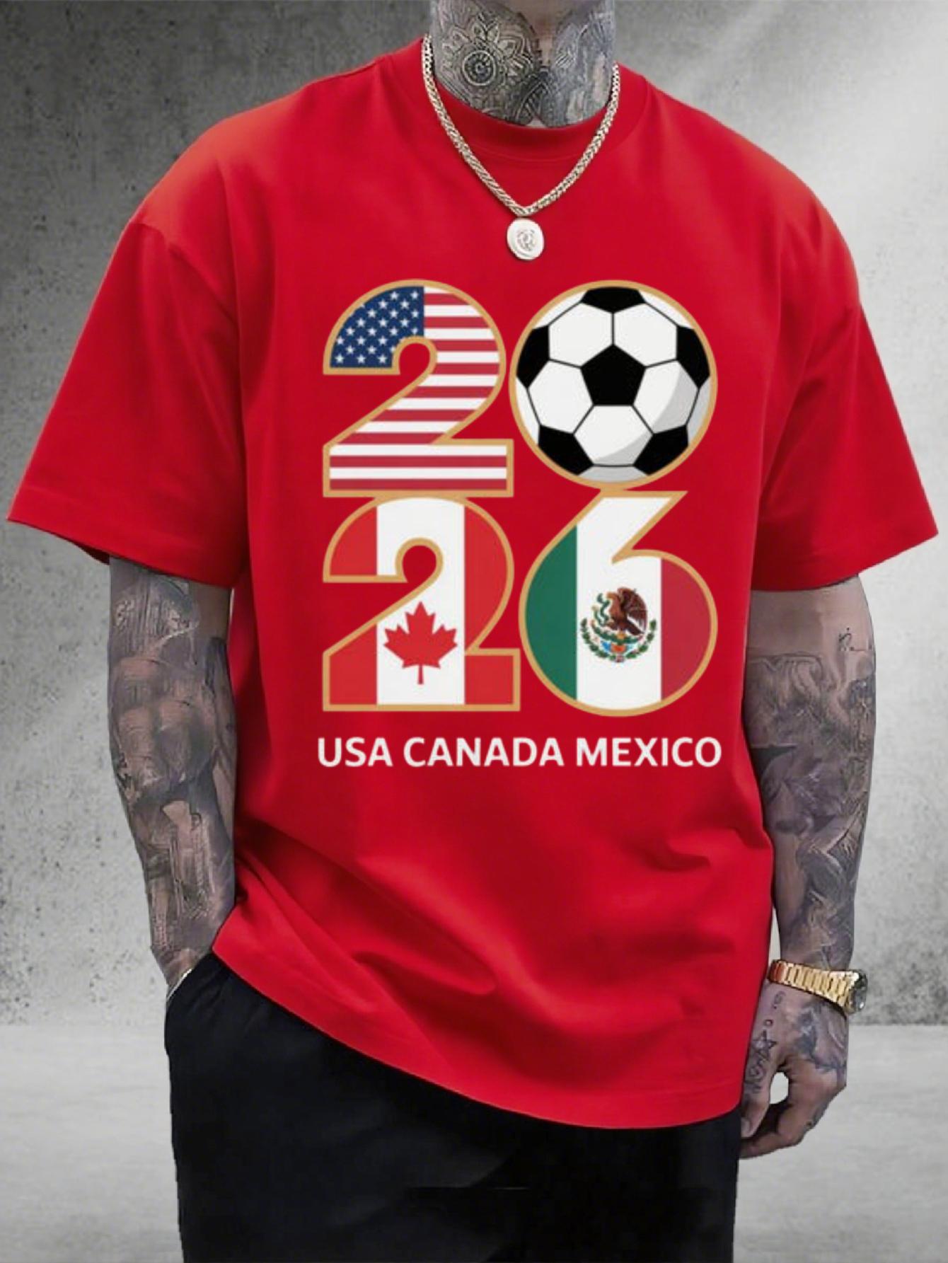 Men S Graphic Tee | 100% | Football 2026 | Gifts for Him | Present for Boyfriend | Crafted from 180Gsm Material | Unisex XXXL червоний
Men S Graphic Tee | 100% | Football 2026 | Gifts for Him | Present for Boyfriend | Crafted from 180Gsm Material | Unisex XXXL червоний