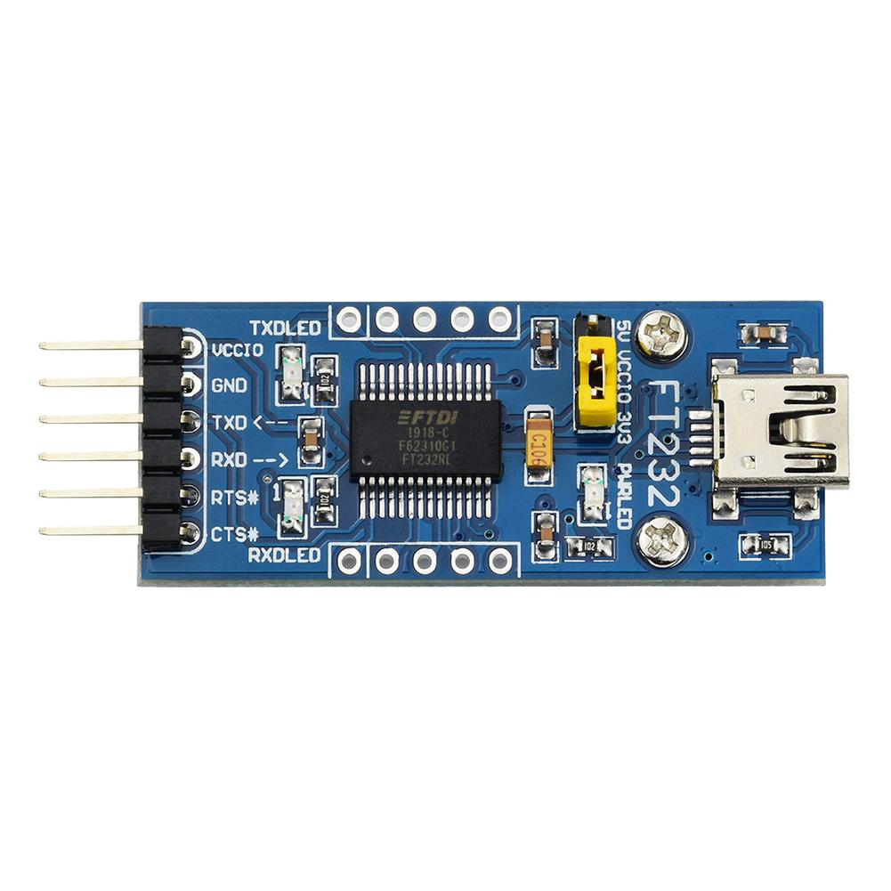 Waveshare USB To UART Module Mini/Type A/Micro/Type C Interface FT232RL Serial Converter TXD/RXD/POWER LED USB To Serial Port
Waveshare USB To UART Module Mini/Type A/Micro/Type C Interface FT232RL Serial Converter TXD/RXD/POWER LED USB To Serial Port