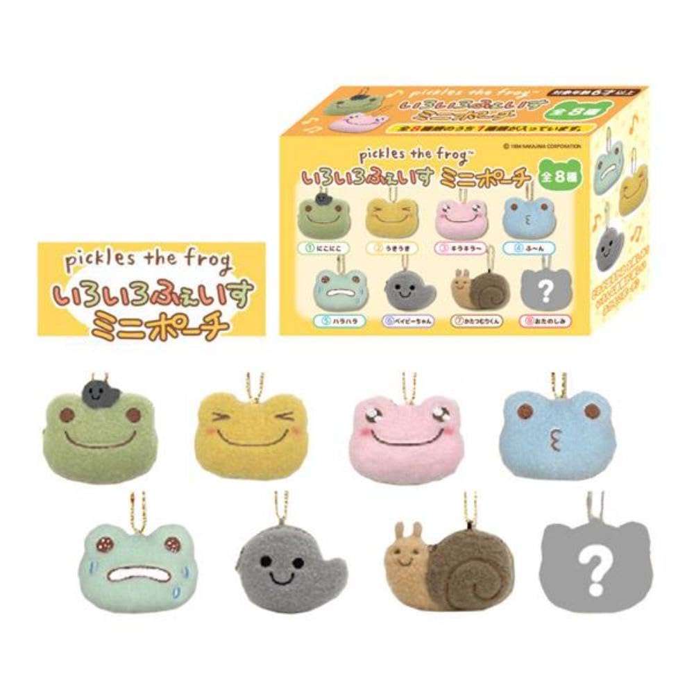 Nakajima Corporation Frog Pickles Various Faces Mini Pouch Sold separately cannot be selected H9 x W14 x D5cm Pattern 192608-24
Nakajima Corporation Frog Pickles Various Faces Mini Pouch Sold separately cannot be selected H9 x W14 x D5cm Pattern 192608-24