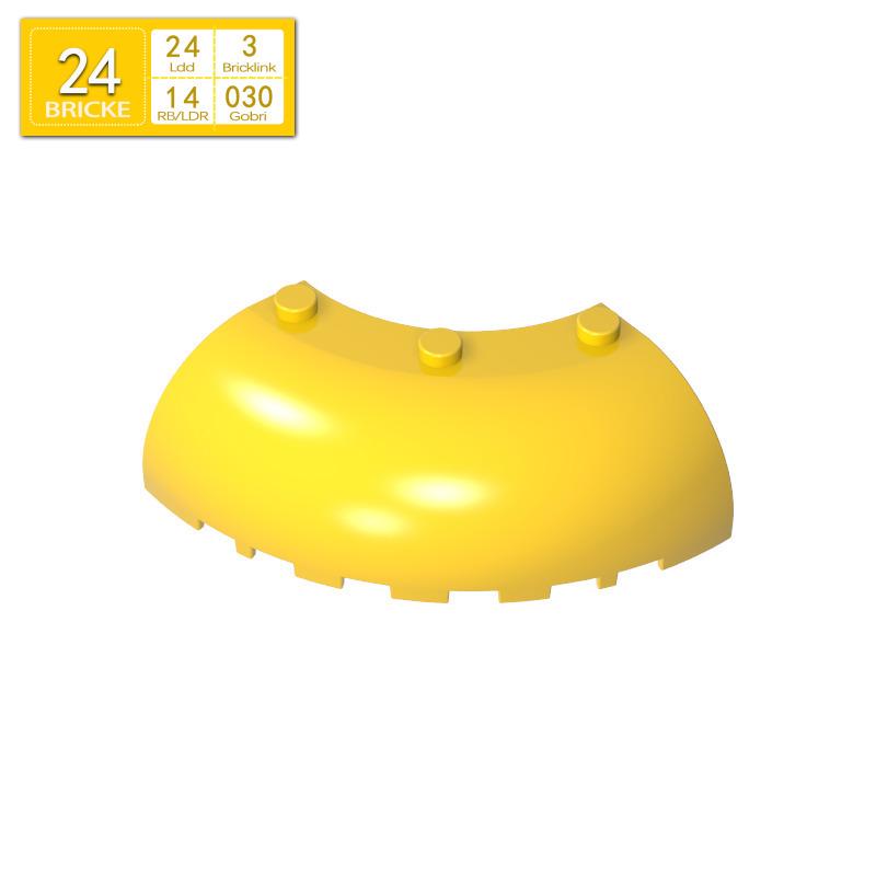 Curved Building Blocks 6x6x2 - BRICKE 87559, Compatible with LEGO, MOC DIY Accessories Single Piece жёлтый
Curved Building Blocks 6x6x2 - BRICKE 87559, Compatible with LEGO, MOC DIY Accessories Single Piece жёлтый