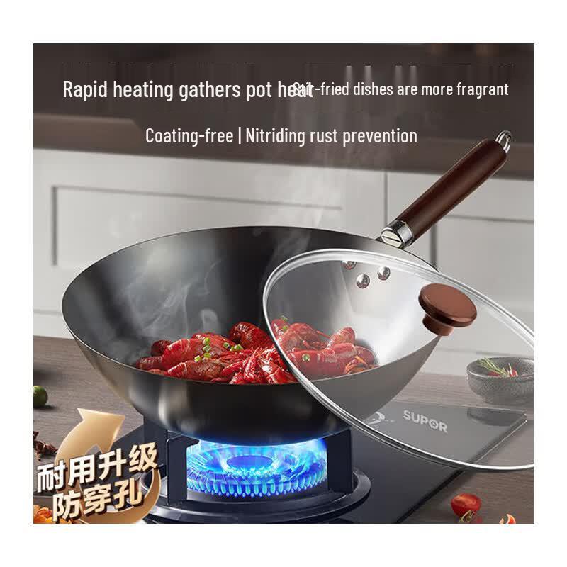 Supor 32cm Fine Iron Wok
Supor 32cm Fine Iron Wok