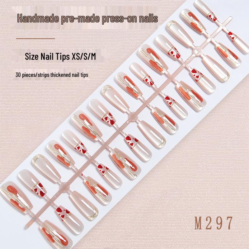 Gold-Plated French Red Leopard Print Nail Stickers: Autumn & Winter High-End Fake Nails
Gold-Plated French Red Leopard Print Nail Stickers: Autumn & Winter High-End Fake Nails