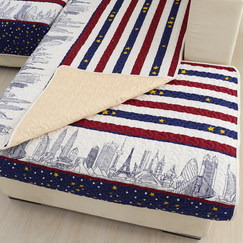 Декоративный хлопковый чехол для дивана, полотенце, секционный нескользящий чехол для дивана, европейский волшебный чехол для дивана, угловое полотенце, ткань, двойное полотенце, 1 шт. 70x70cm 1pc