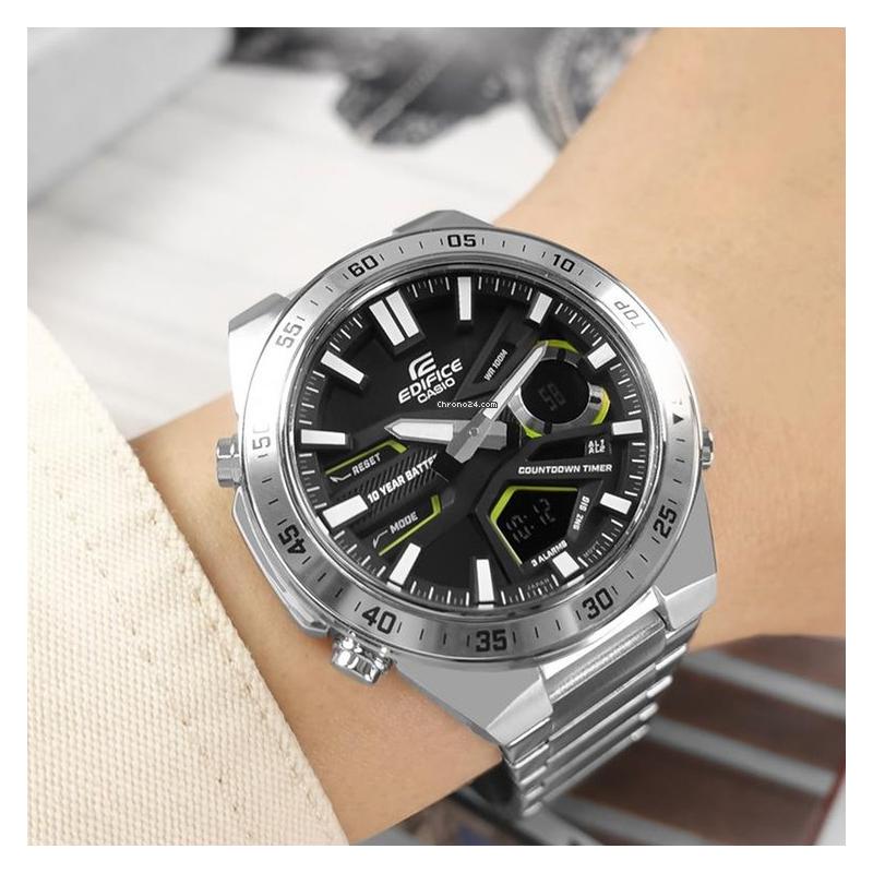 CASIO EDIFICE series fashionable sports and leisure waterproof Quartz Steel Strap men s watch gray dial EFV-C110D-1A3V серебряный
CASIO EDIFICE series fashionable sports and leisure waterproof Quartz Steel Strap men s watch gray dial EFV-C110D-1A3V серебряный