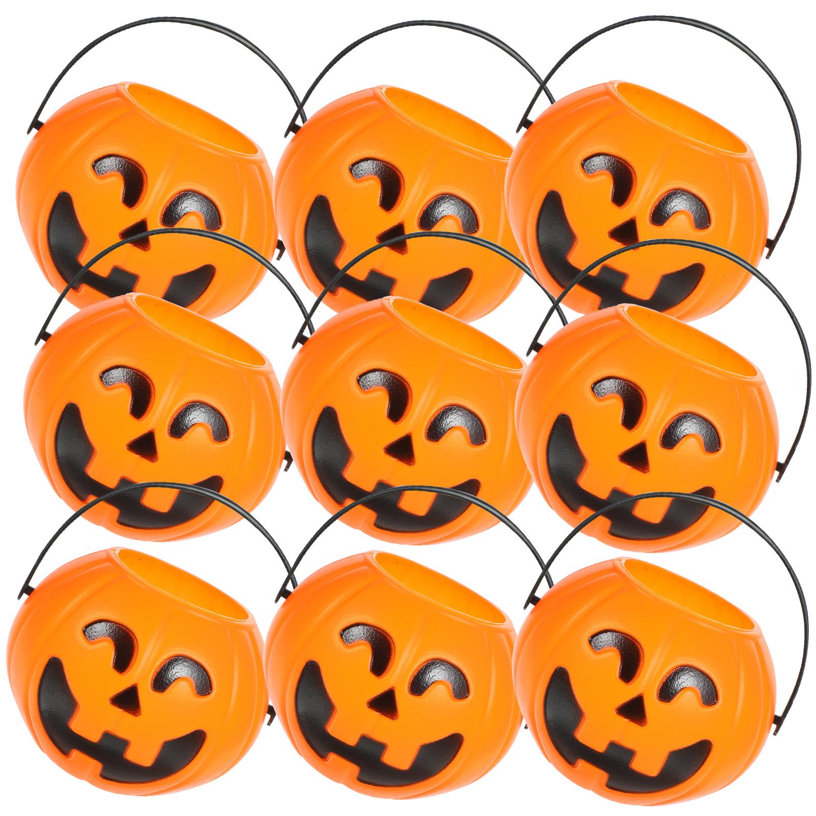 18Pcs Pumpkin Treat Bucket Orange Plastic Halloween Party Favor Holder Easy Carry Candy Jar for Halloween Decor Supplies and жовтий
18Pcs Pumpkin Treat Bucket Orange Plastic Halloween Party Favor Holder Easy Carry Candy Jar for Halloween Decor Supplies and жовтий