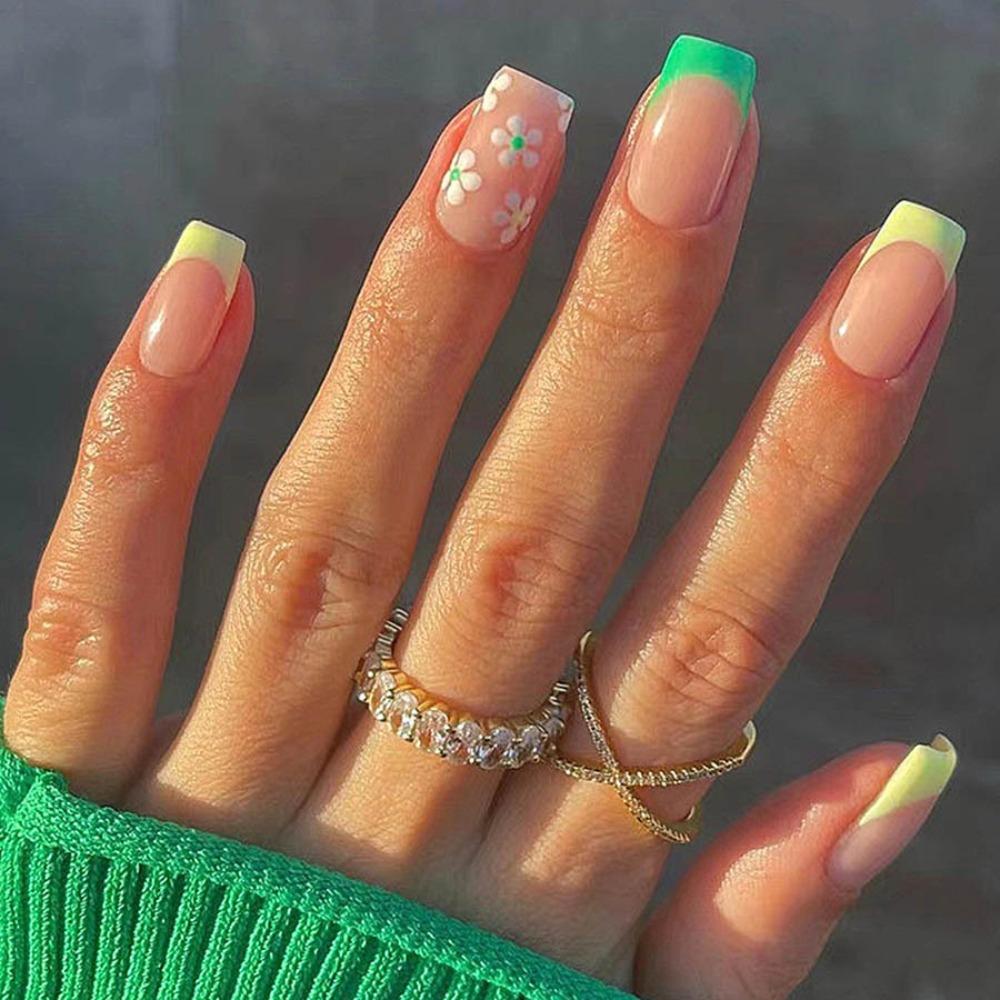 Square Shape French Fake Nails Medium Length Press on Nails Fashion False Nail Girl
Square Shape French Fake Nails Medium Length Press on Nails Fashion False Nail Girl