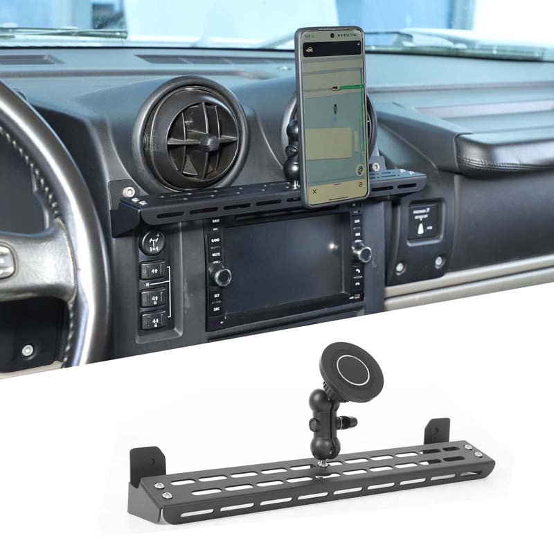 For Hummer H2 2003-2007 Carbon steel Car Central Control Instrument Panel Phone Holder multi-function Holder Car Accessories
For Hummer H2 2003-2007 Carbon steel Car Central Control Instrument Panel Phone Holder multi-function Holder Car Accessories