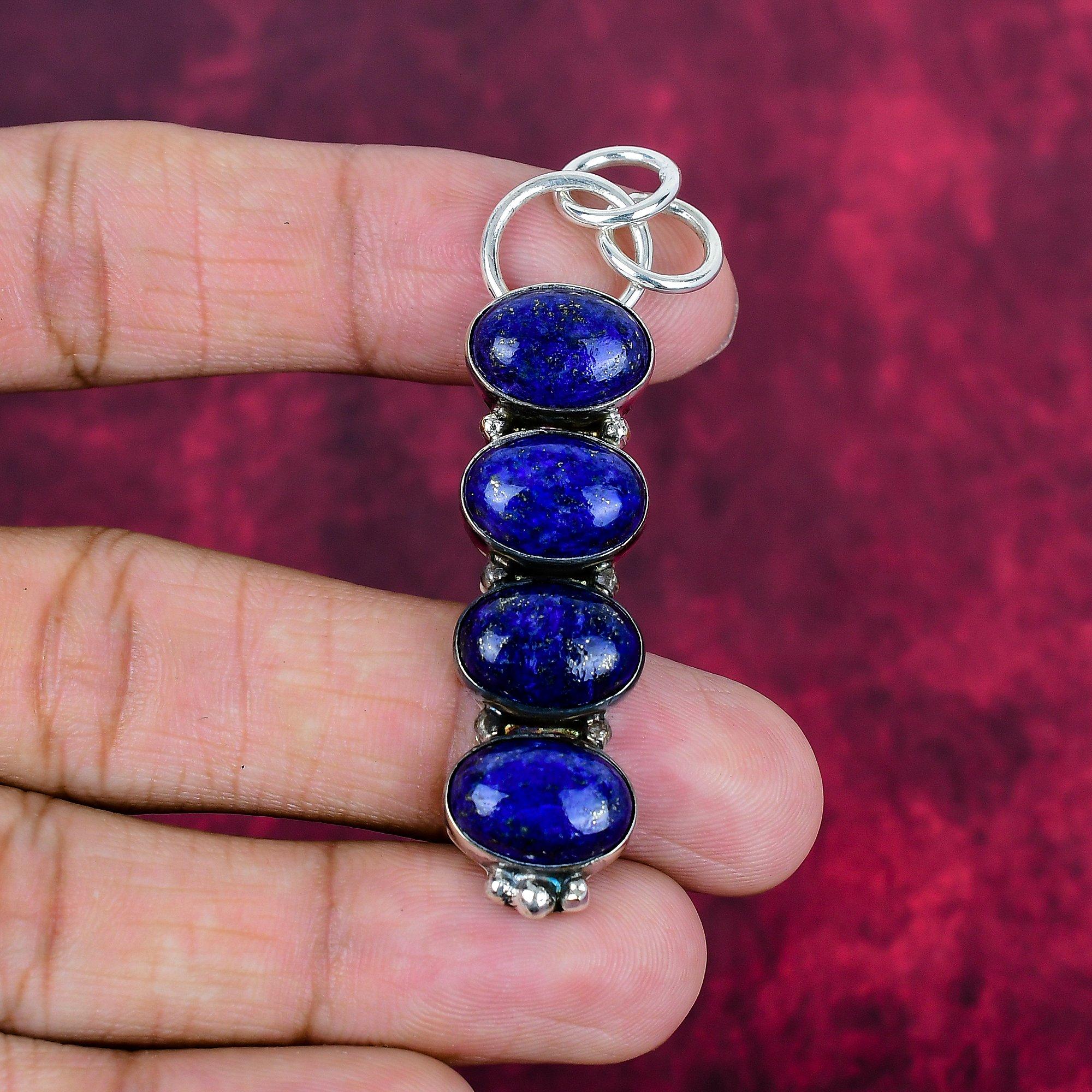 Подвеска из лазурита, ювелирное изделие ручной работы из драгоценных камней, кулон из цельного серебра 925 пробы, уникальный дизайн ювелирного украшения 2.63 Inches синий
Подвеска из лазурита, ювелирное изделие ручной работы из драгоценных камней, кулон из цельного серебра 925 пробы, уникальный дизайн ювелирного украшения 2.63 Inches синий