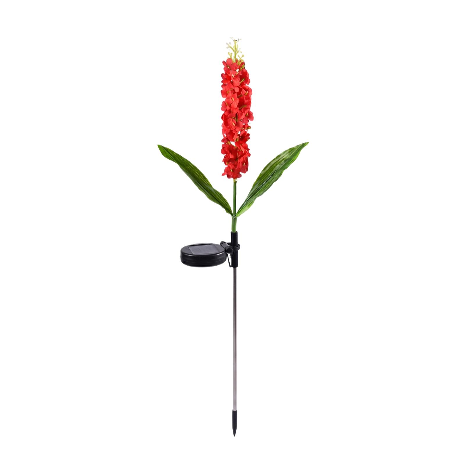 Solar Powered Outdoor Garden Light with Artificial Hyacinth Flower Decorative Lawn Stake Waterproof for Yard Patio Pathway one size красный
Solar Powered Outdoor Garden Light with Artificial Hyacinth Flower Decorative Lawn Stake Waterproof for Yard Patio Pathway one size красный