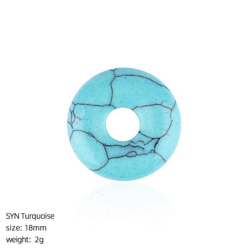 1pc 18mm Big Hole Natural Stone Beads Round Donut Quartz Crystal Charm Beads for Jewelry Making DIY Accessries
1pc 18mm Big Hole Natural Stone Beads Round Donut Quartz Crystal Charm Beads for Jewelry Making DIY Accessries