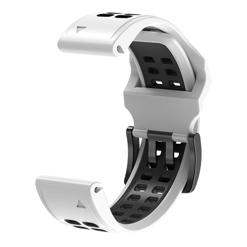 For Garmin Fenix 7X/6X/5X Dual Color Watch Strap Soft Silicone Replacement Watch Band with Stainless Steel Buckle Black/Green
For Garmin Fenix 7X/6X/5X Dual Color Watch Strap Soft Silicone Replacement Watch Band with Stainless Steel Buckle Black/Green