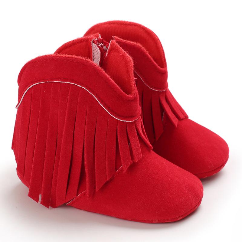 Stylish Tassel Baby Boots for Girls (0-1 Year) 12CM sole length, 52g червоний
Stylish Tassel Baby Boots for Girls (0-1 Year) 12CM sole length, 52g червоний
